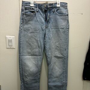 J Crew Light Wash Straight Ankle Jeans